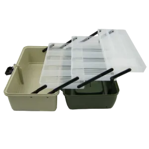 Ace Angling 3 Tray Cantilever Fishing Tackle Tough Box