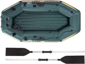 Adult Inflatable Raft Heavy, Equipped with Double Paddles Inflatable Boat, Inflatable Fishing Raft, Fishing Drift Diving