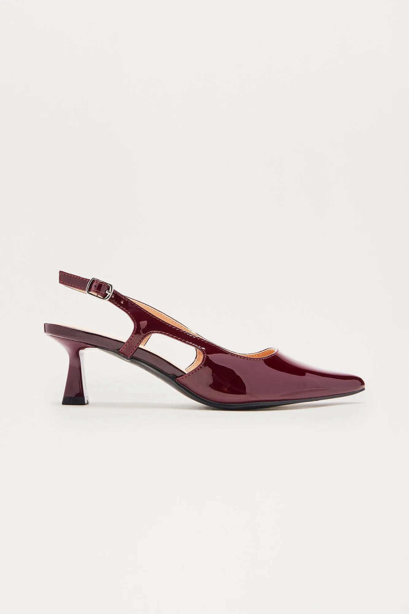 Alena Slingback Pumps - Wine