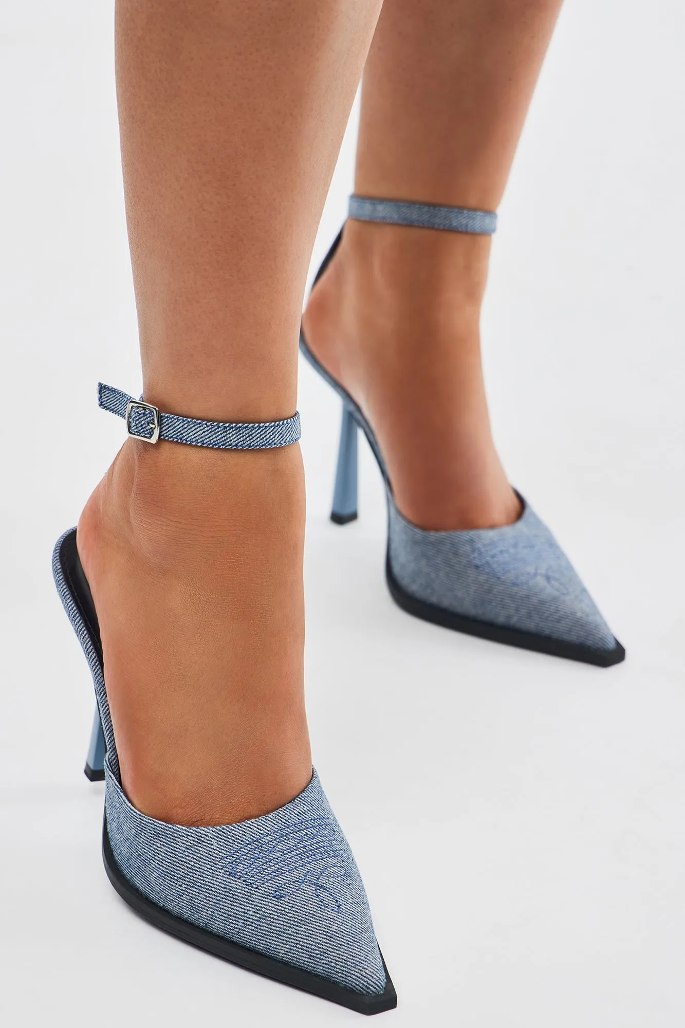 Always Busy Pumps - Denim