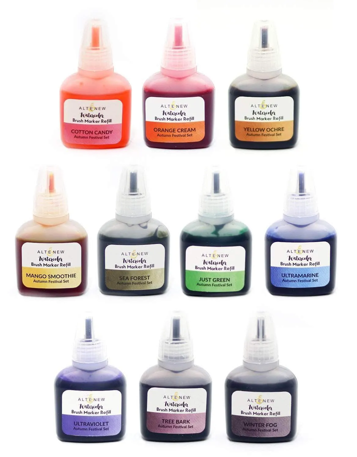 Autumn Festival Liquid Watercolor - Brush Marker Refill Bundle