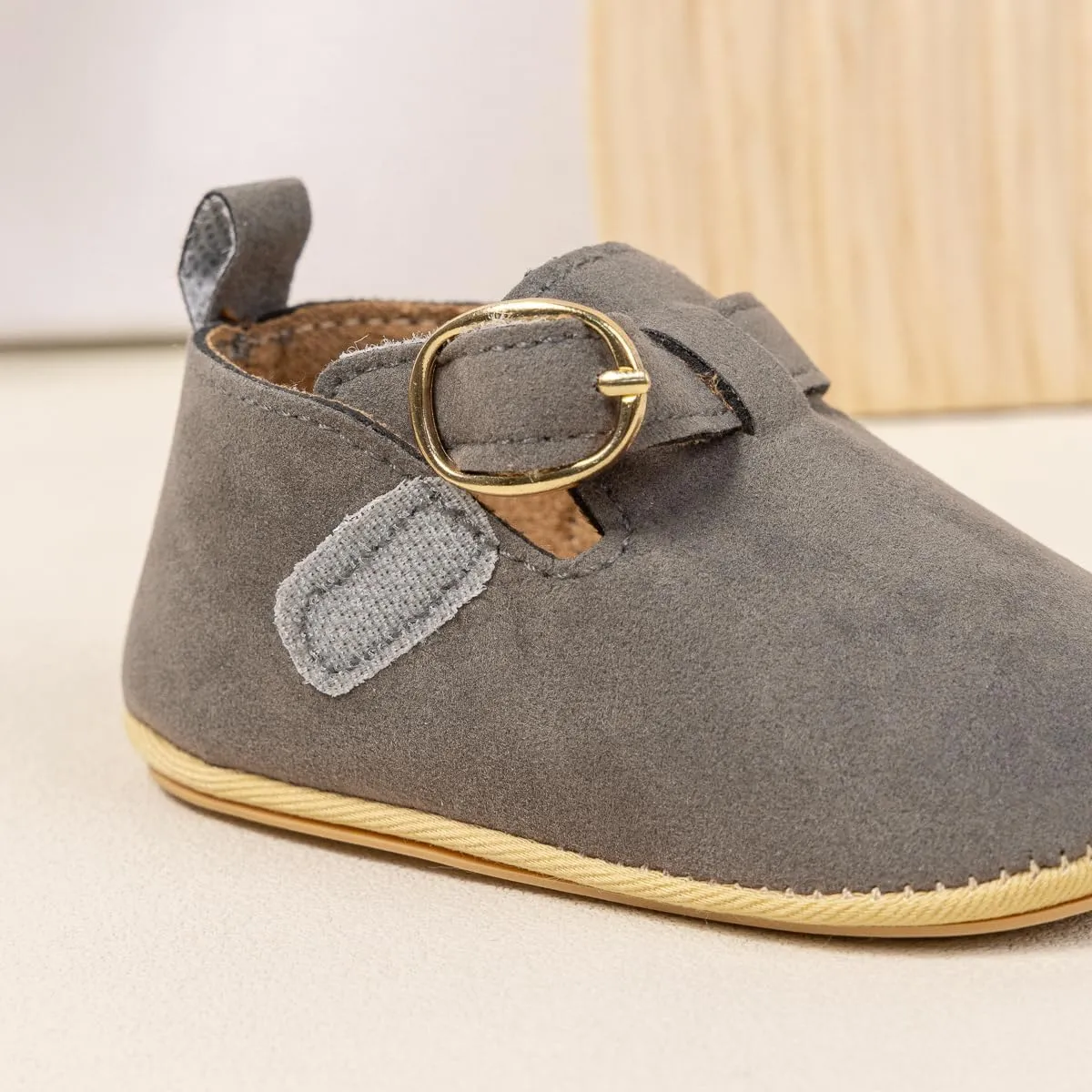 Baby Unisex Warm Snow Boots Newborn Leather Fur Lace Up Ankle Anti-Slip Rubber Texture Sole Toddler Prewalker Winter Crib Shoes