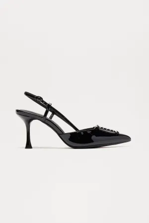 Beck Slingback Pumps - Black
