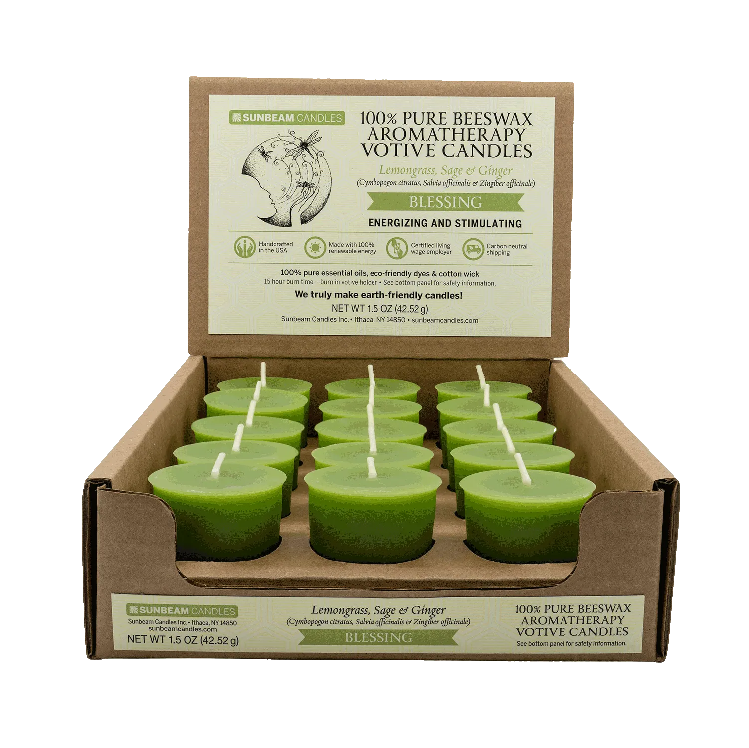 Beeswax Aromatherapy Votives