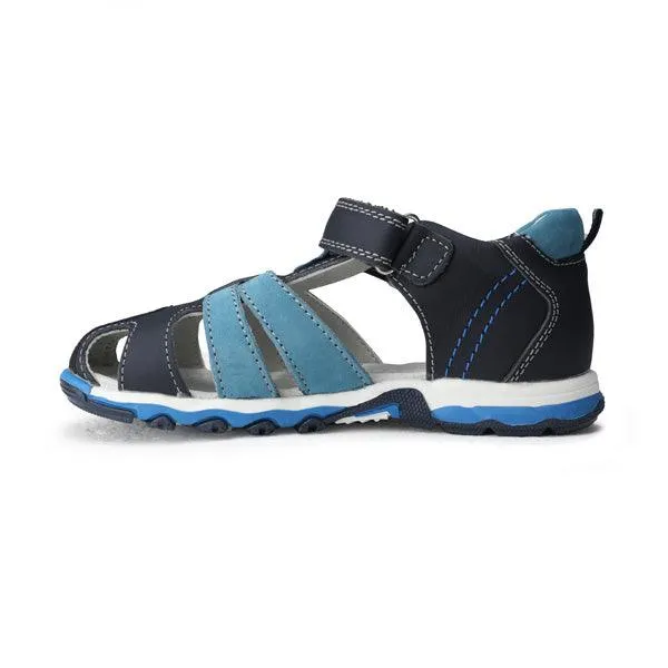 BOYS NAVY VELRCO TREKKER SANDALS