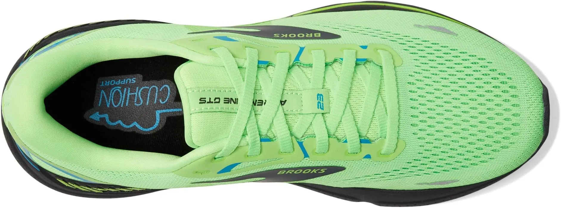 Brooks Adrenaline GTS 23 Green Gecko/Grey/Atomic Blue
