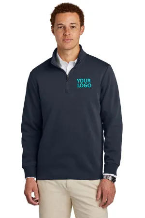 Brooks Brothers Double-Knit 1/4-Zip, Night Navy