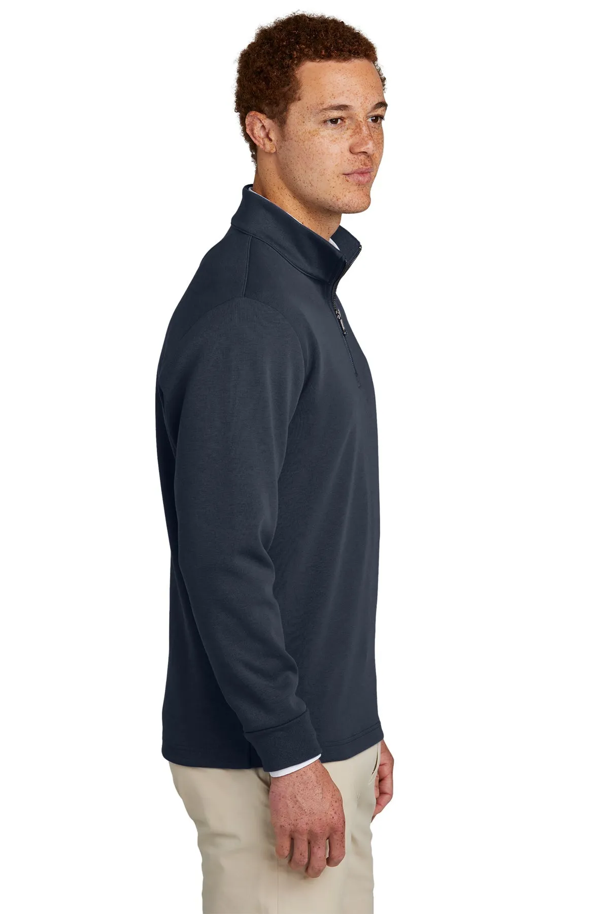 Brooks Brothers Double-Knit 1/4-Zip, Night Navy