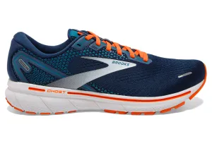 Brooks Ghost 14 D Titan/Teal/Flame Mens