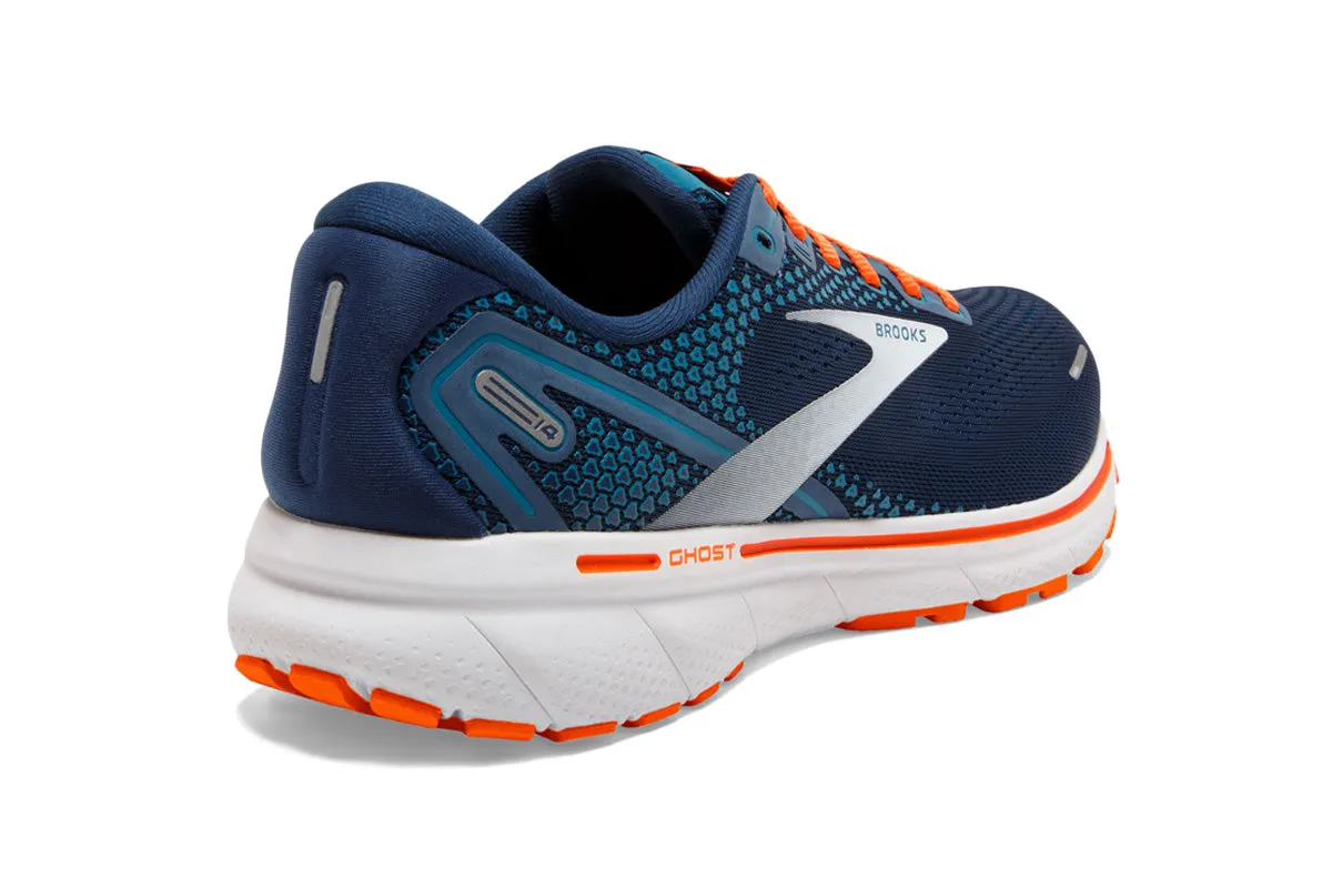 Brooks Ghost 14 D Titan/Teal/Flame Mens