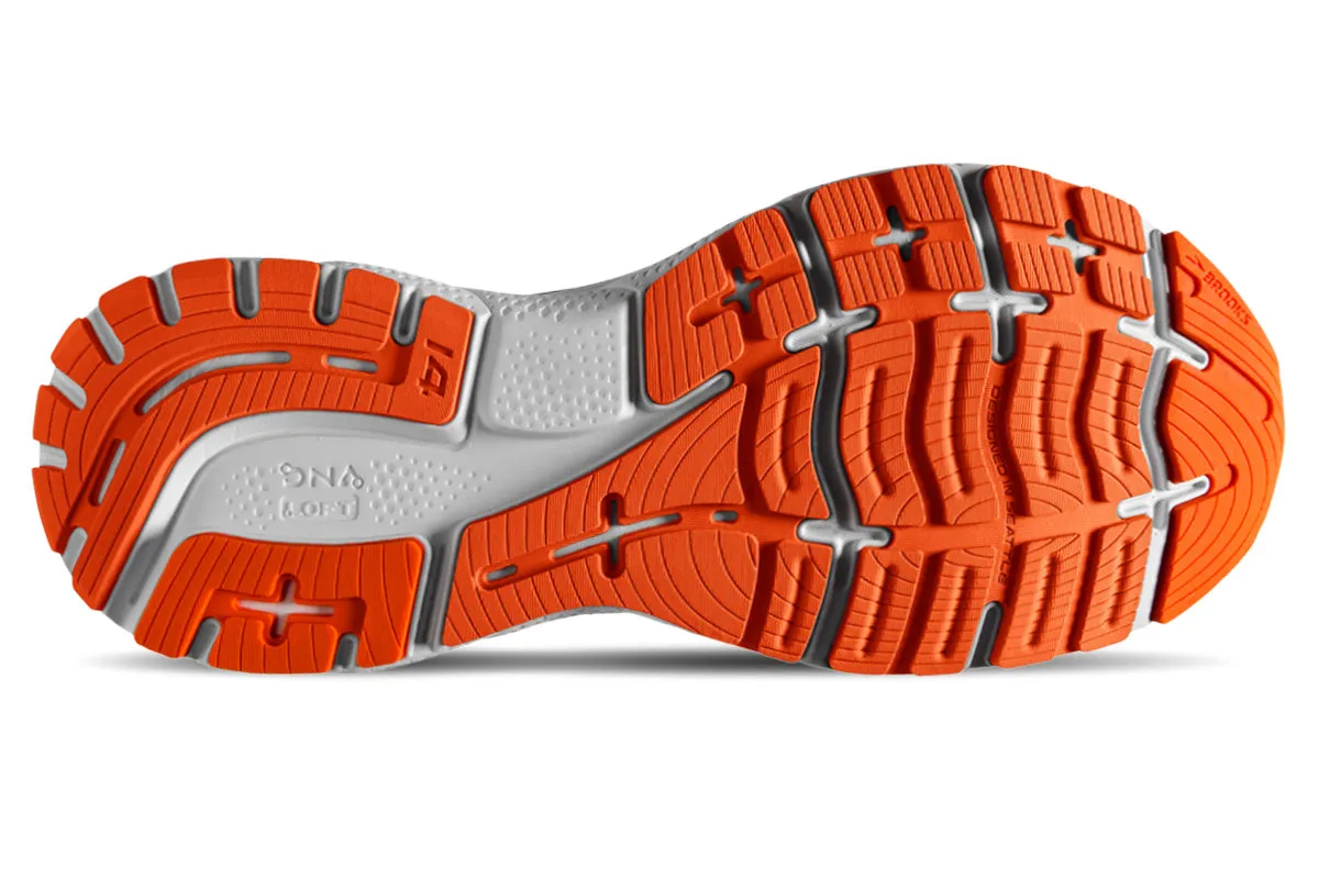 Brooks Ghost 14 D Titan/Teal/Flame Mens