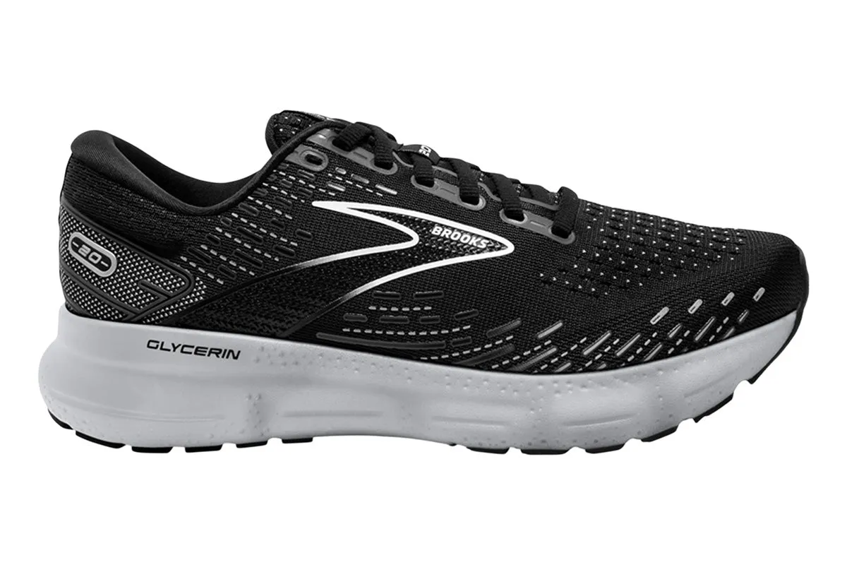 Brooks Glycerin 20 D Black/White Womens