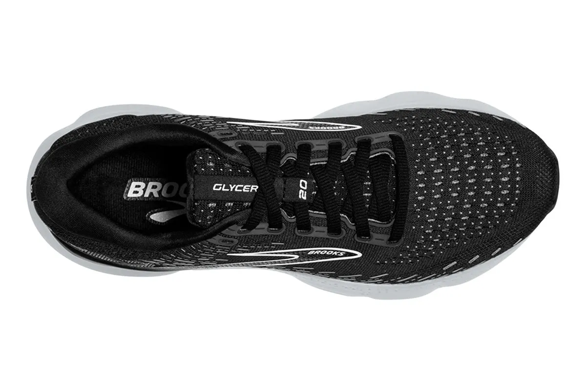 Brooks Glycerin 20 D Black/White Womens