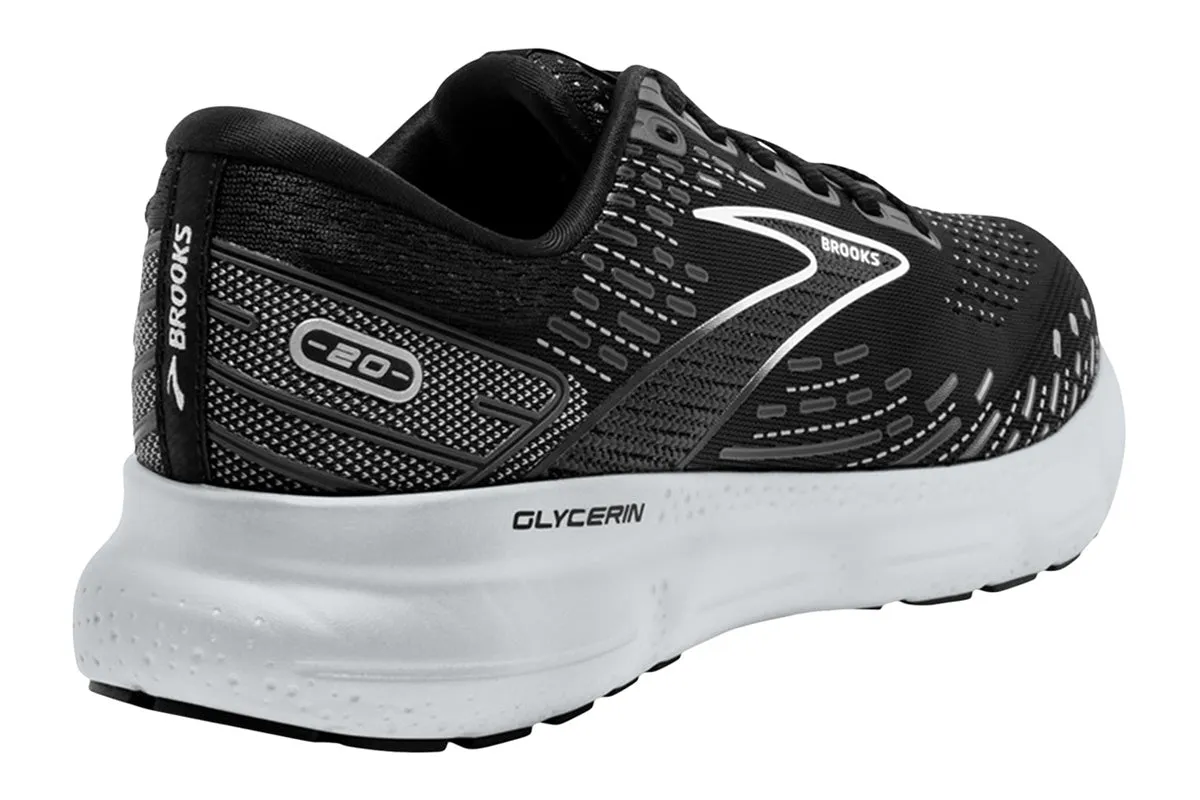 Brooks Glycerin 20 D Black/White Womens