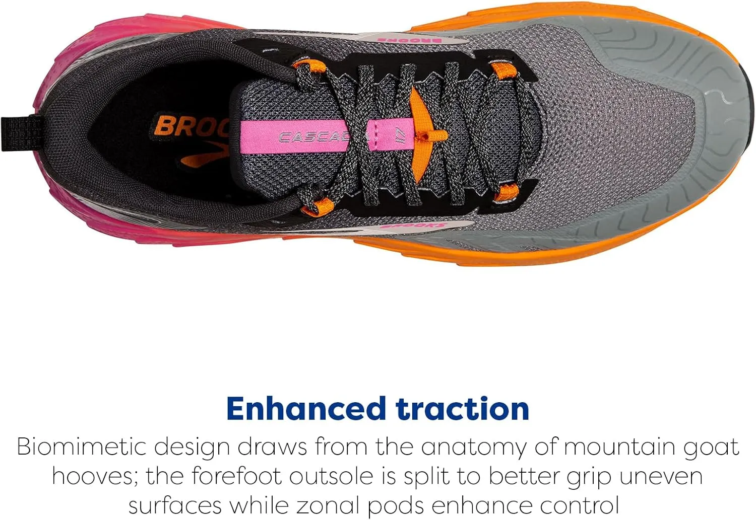 Brooks Mens Cascadia 17 Trail Running Shoe
