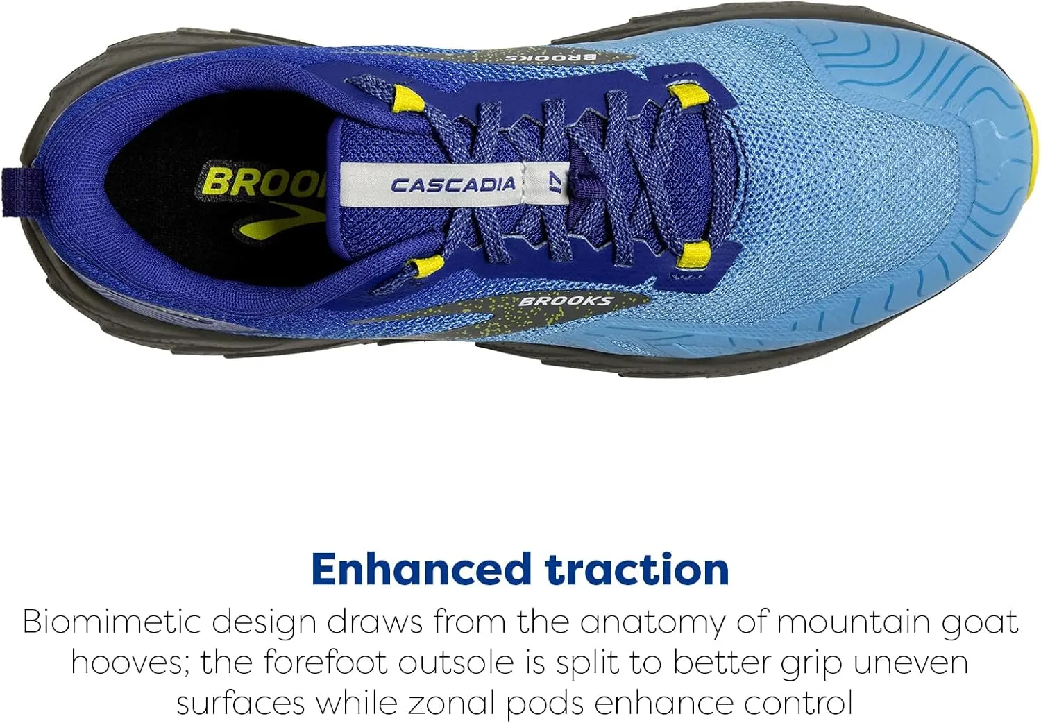 Brooks Mens Cascadia 17 Trail Running Shoe