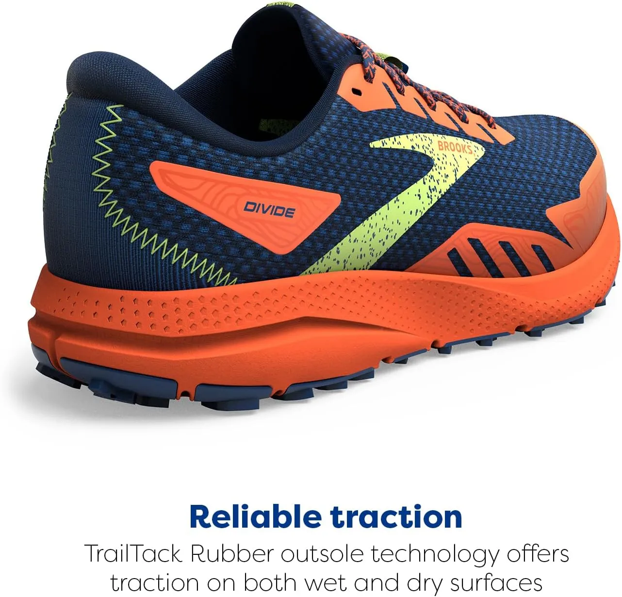 Brooks Mens Divide 4 Trail Running Shoe