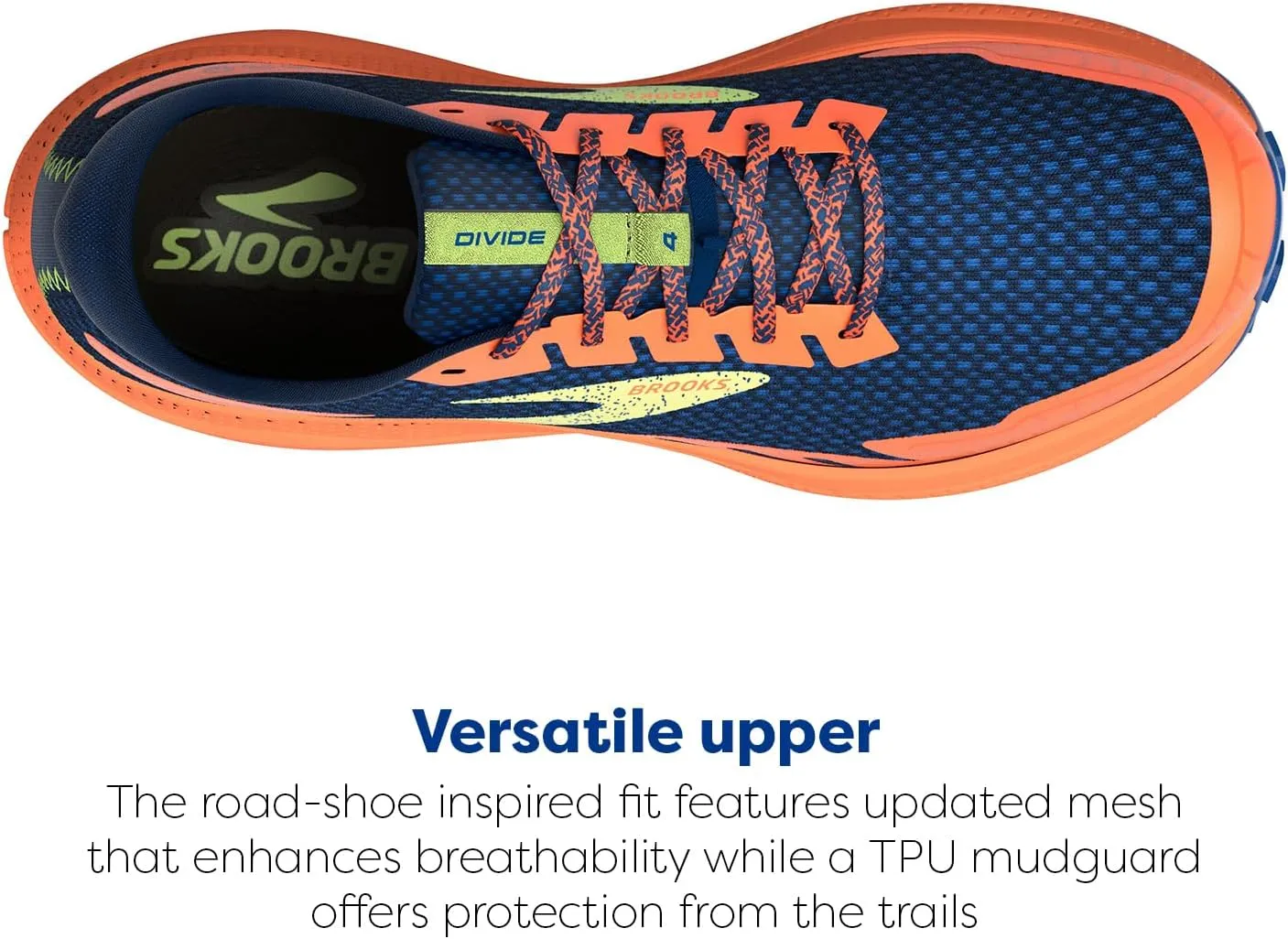 Brooks Mens Divide 4 Trail Running Shoe
