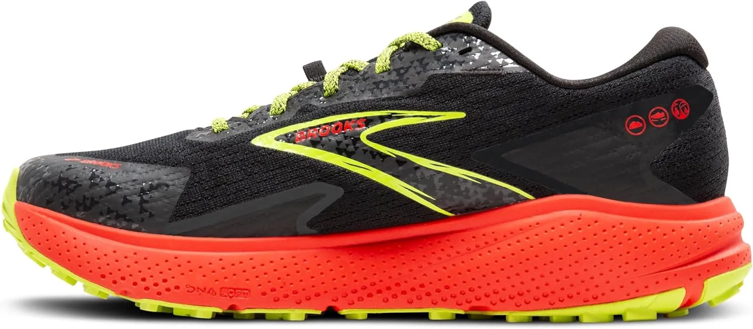 Brooks Mens Divide 5 GTX Waterproof Trail Running Shoe