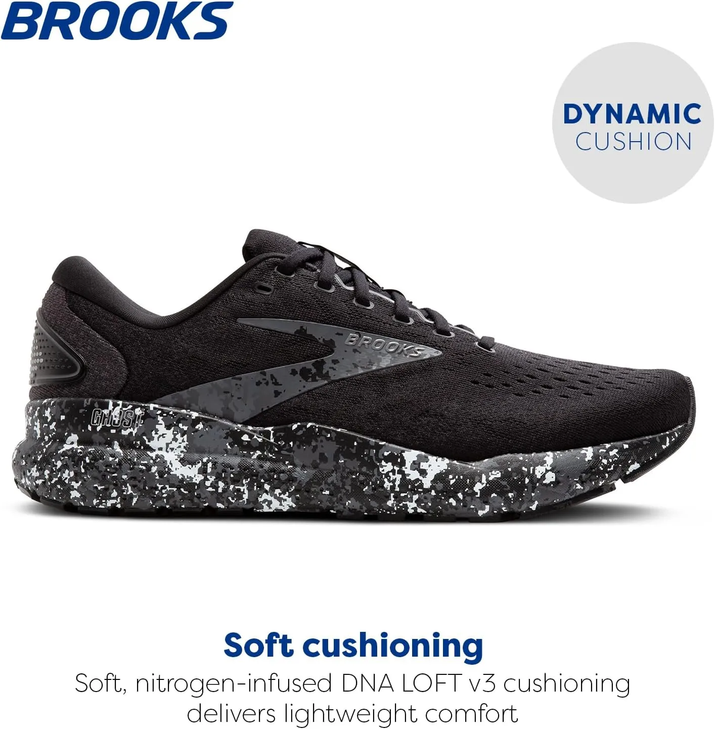 Brooks Mens Ghost 16 Neutral Running Shoe