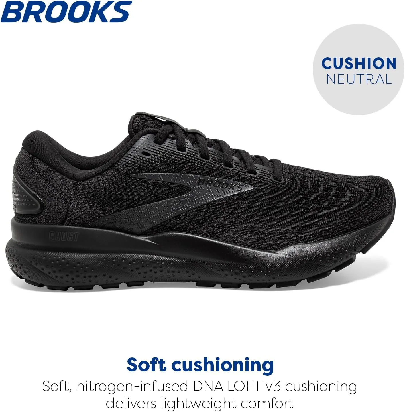 Brooks Mens Ghost 16 Neutral Running Shoe