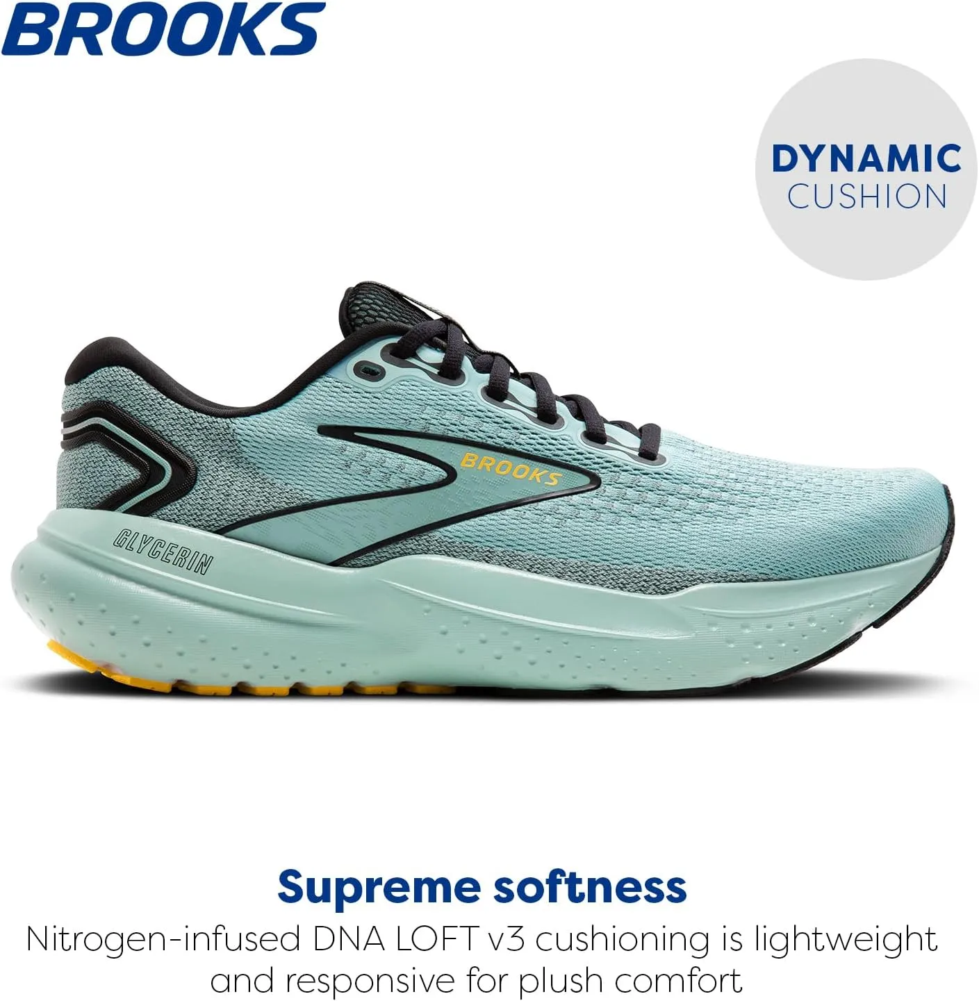 Brooks Mens Glycerin 21 Neutral Running Shoe