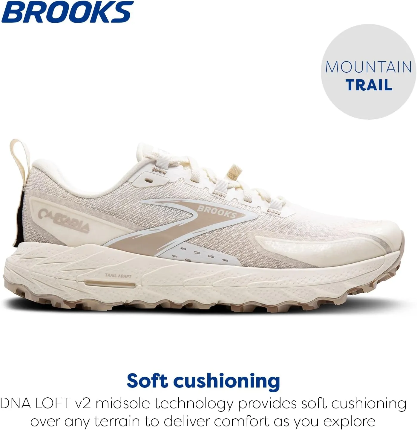 Brooks Womens Cascadia 18 Mountain Trail Running Shoe