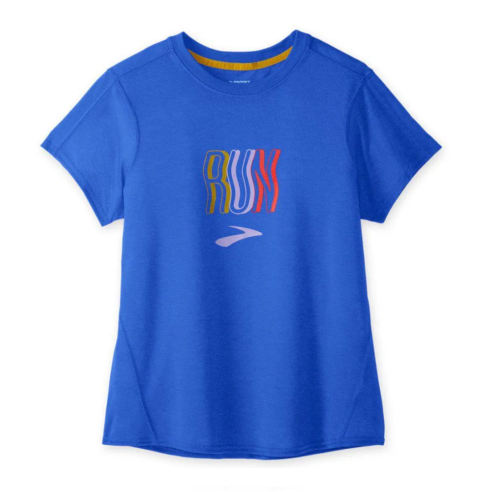 Brooks Women's Distance Graphic Short Sleeve Shirt