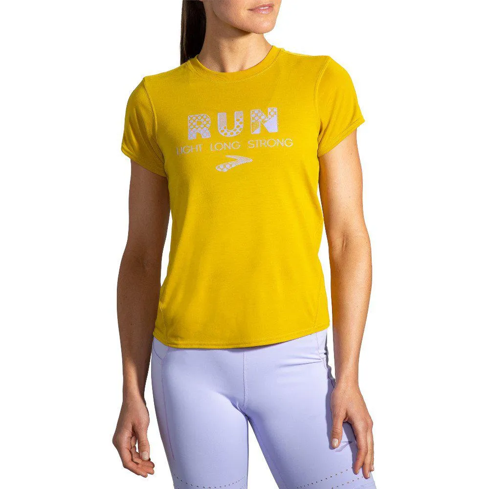 Brooks Women's Distance Graphic Short Sleeve Shirt