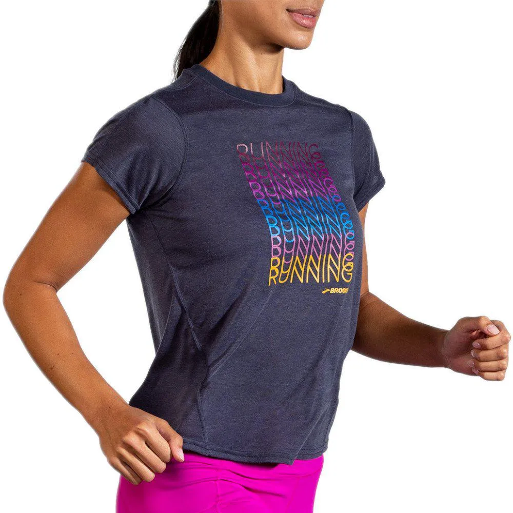 Brooks Women's Distance Graphic Short Sleeve Shirt