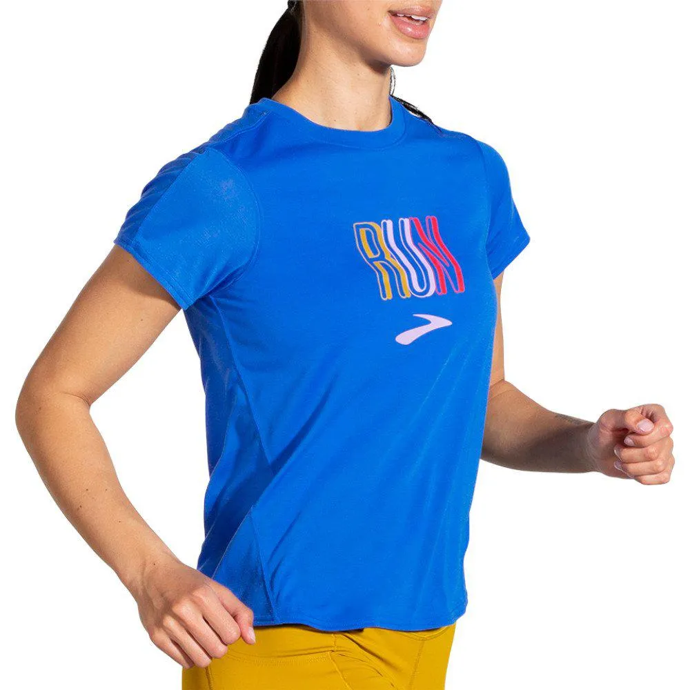 Brooks Women's Distance Graphic Short Sleeve Shirt