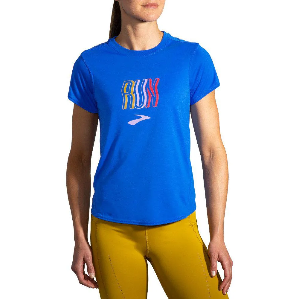 Brooks Women's Distance Graphic Short Sleeve Shirt