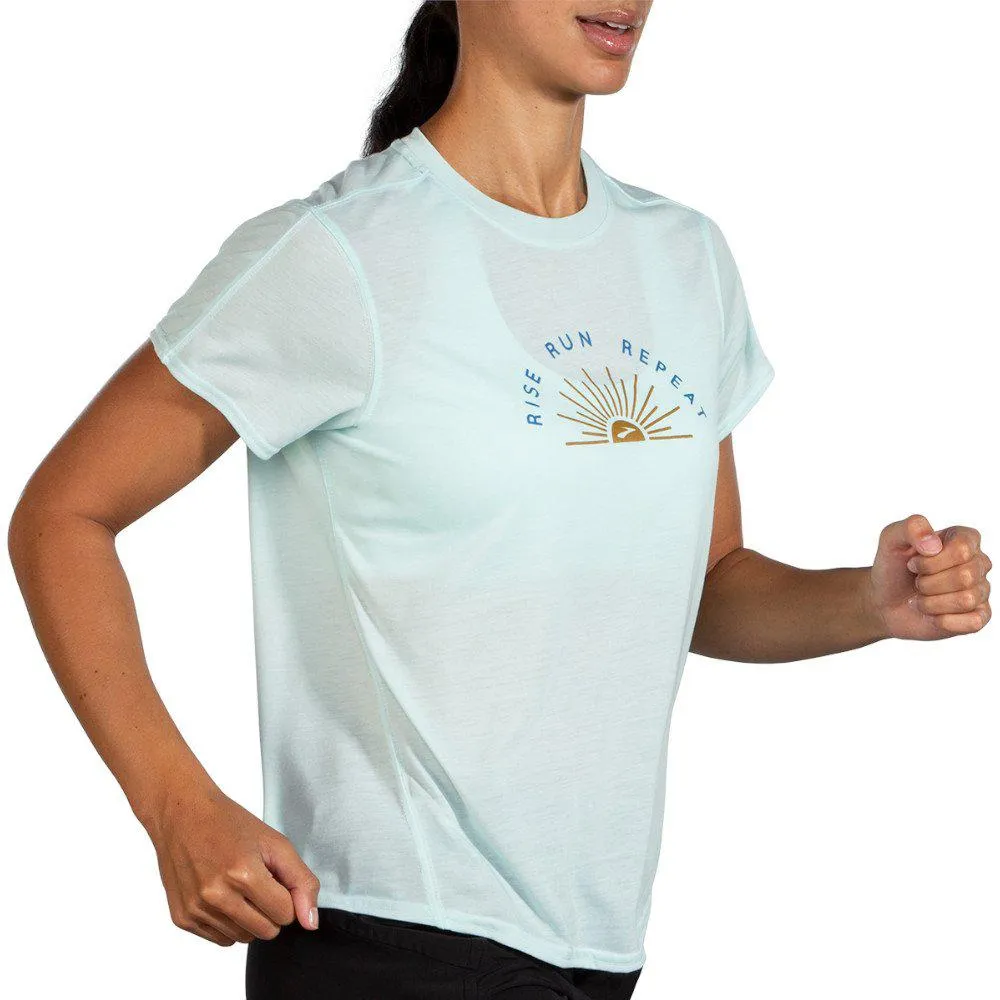 Brooks Women's Distance Graphic Short Sleeve Shirt