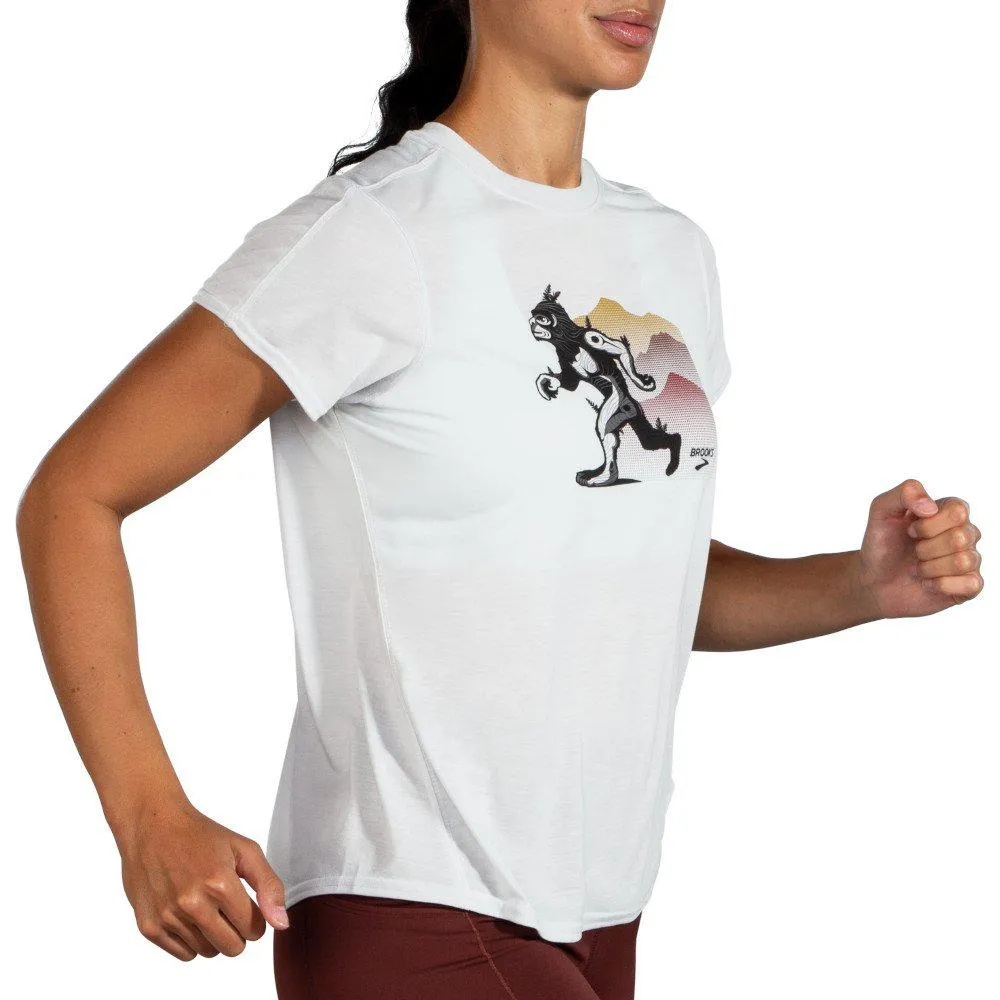 Brooks Women's Distance Graphic Short Sleeve Shirt