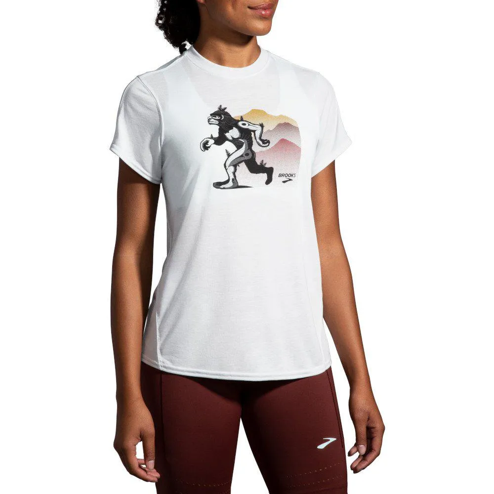 Brooks Women's Distance Graphic Short Sleeve Shirt