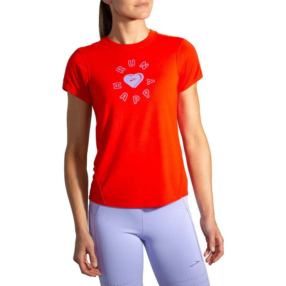 Brooks Women's Distance Graphic Short Sleeve Shirt
