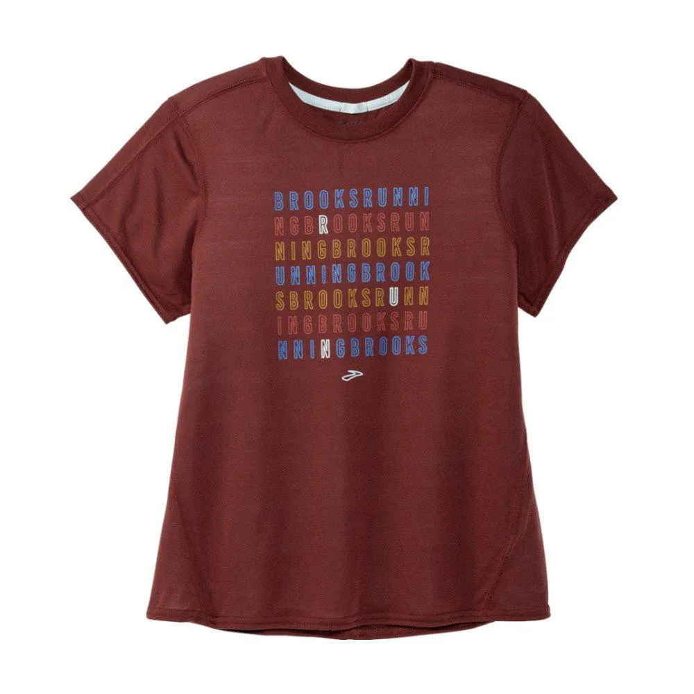 Brooks Women's Distance Graphic Short Sleeve Shirt