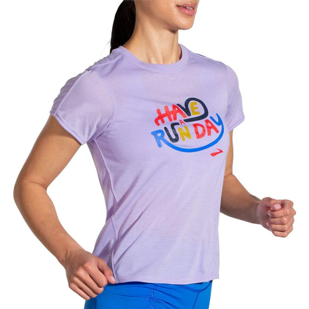 Brooks Women's Distance Graphic Short Sleeve Shirt