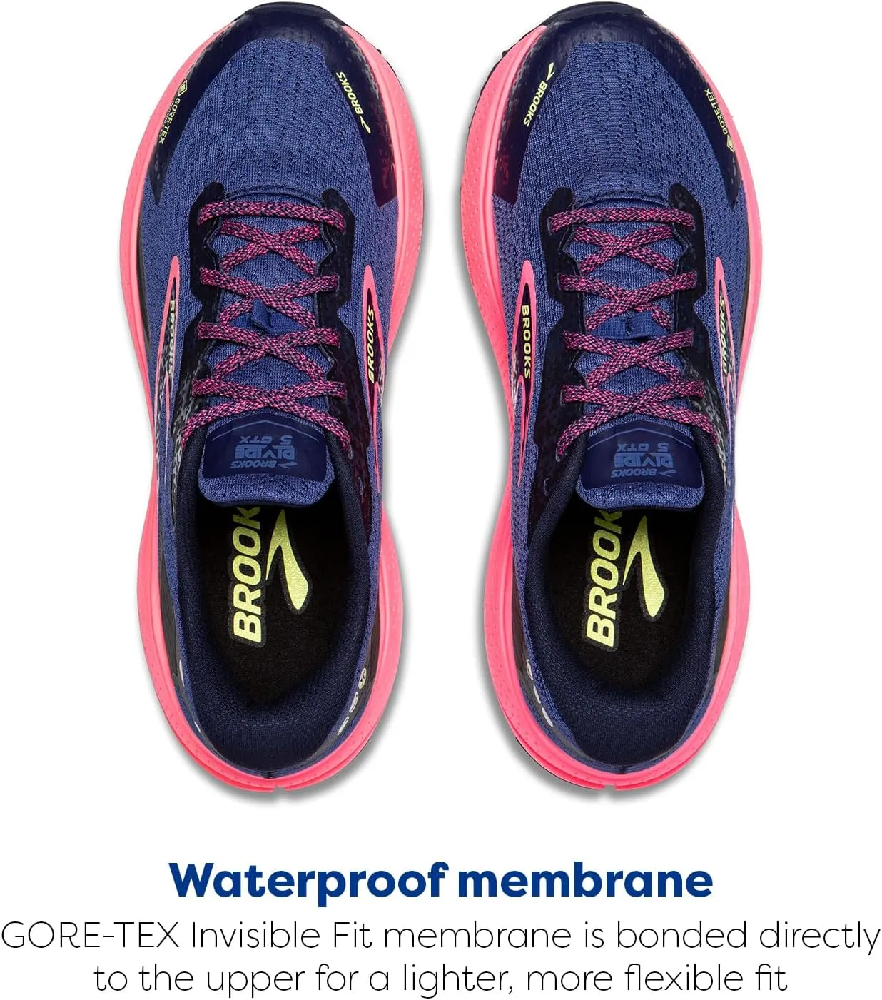 Brooks Womens Divide 5 GTX Waterproof Trail Running Shoe