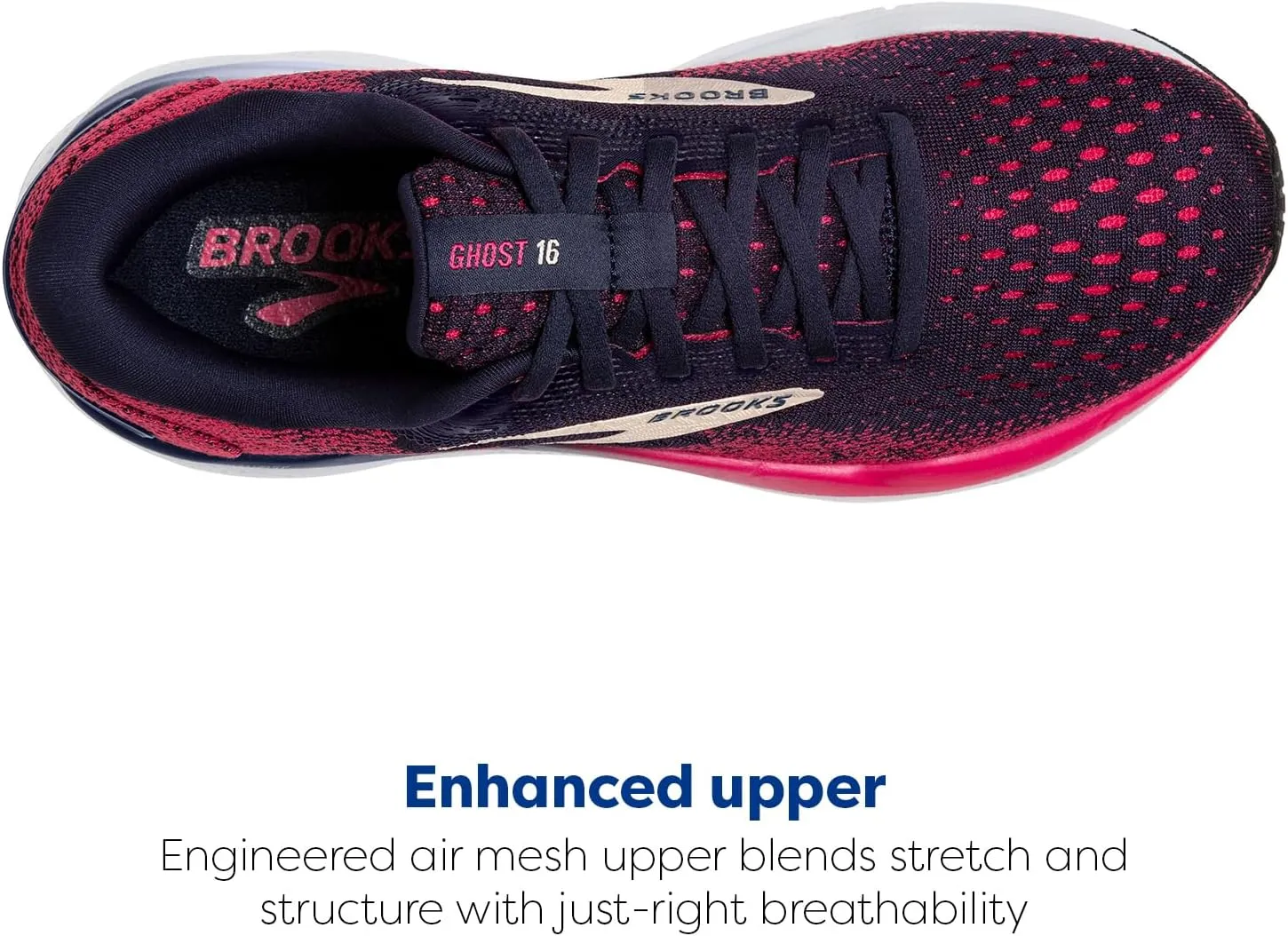 Brooks Womens Ghost 16 Neutral Running Shoe