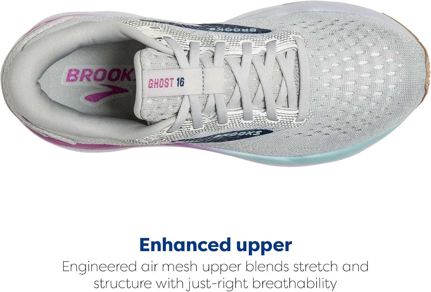 Brooks Womens Ghost 16 Neutral Running Shoe