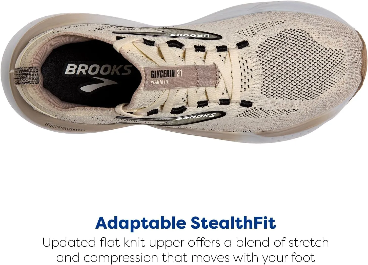 Brooks Womens Glycerin Stealthfit 21 Neutral Running Shoe