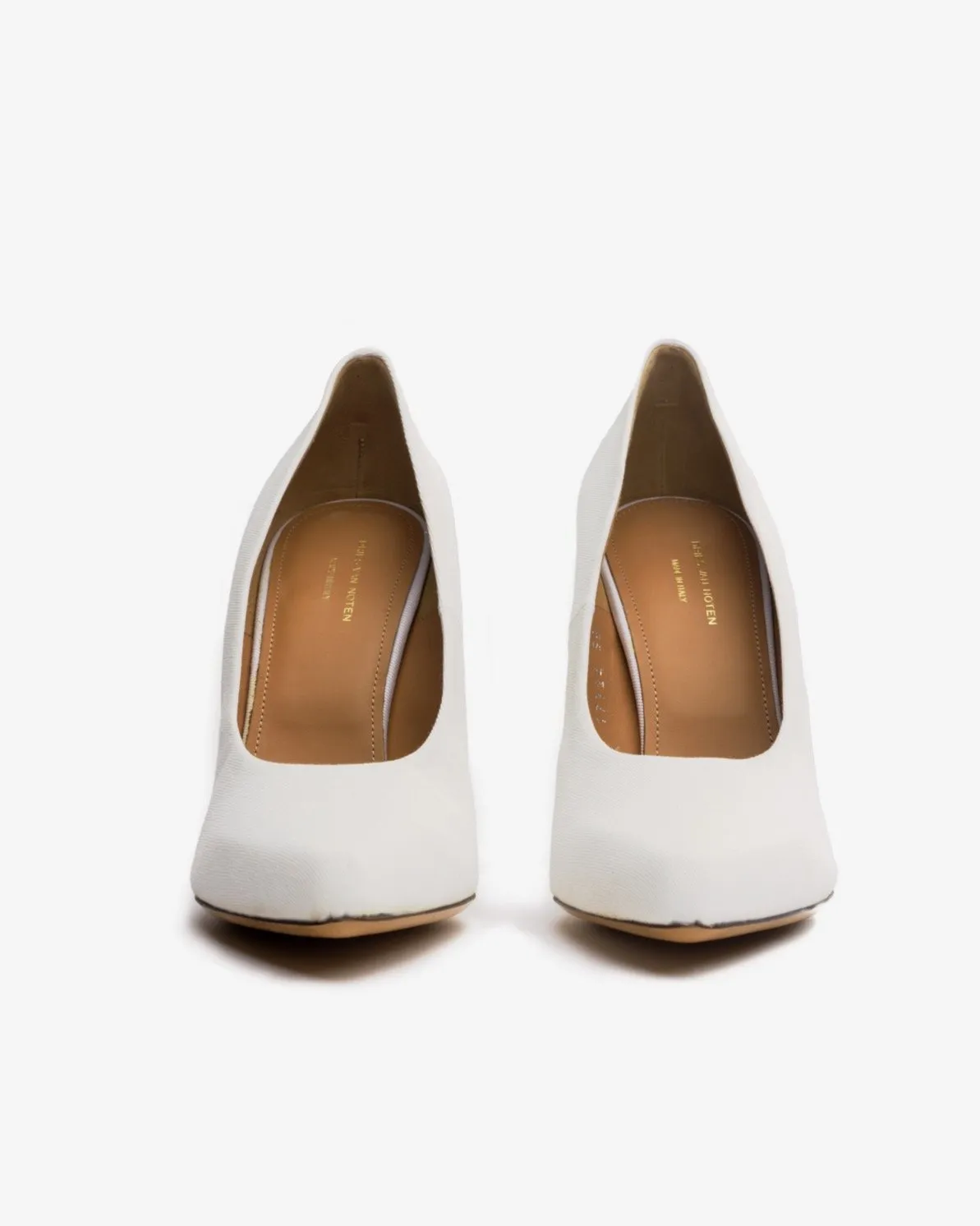 Canvas Heel in White