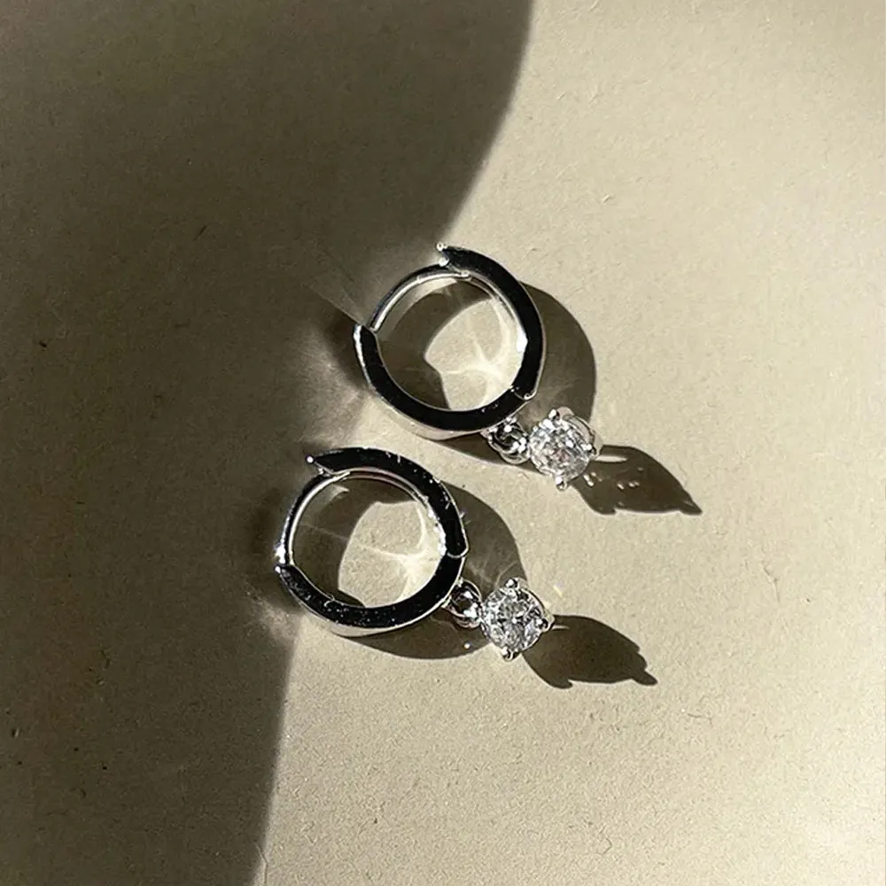 CARAT* London Tilda Hoop Earrings Silver