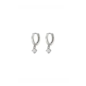 CARAT* London Tilda Hoop Earrings Silver