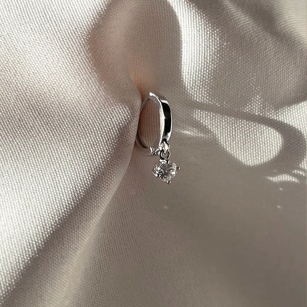 CARAT* London Tilda Hoop Earrings Silver