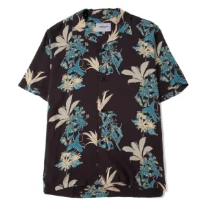 Carhartt WIP Hawaiian Floral Shirt / Black