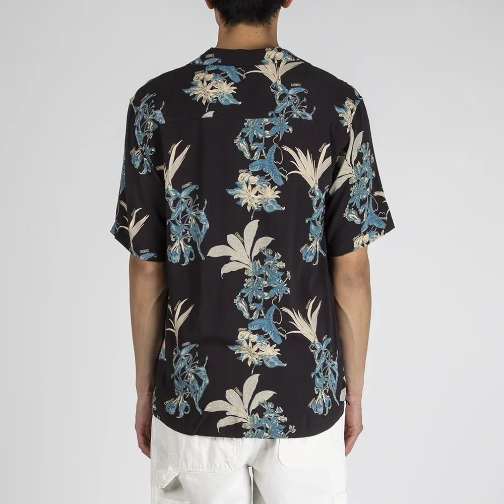 Carhartt WIP Hawaiian Floral Shirt / Black