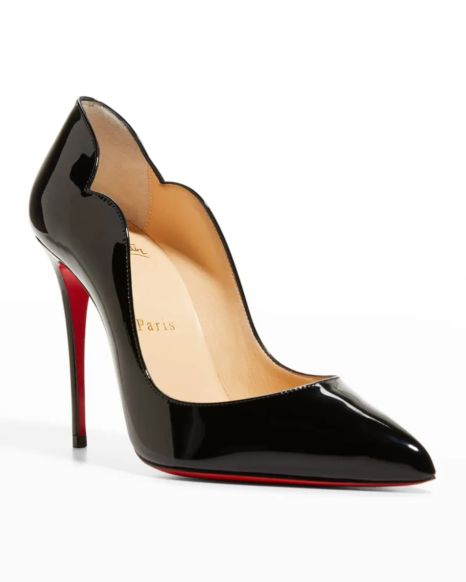 Christian Louboutin Hot Chick 100 High Heel Red Sole Pumps