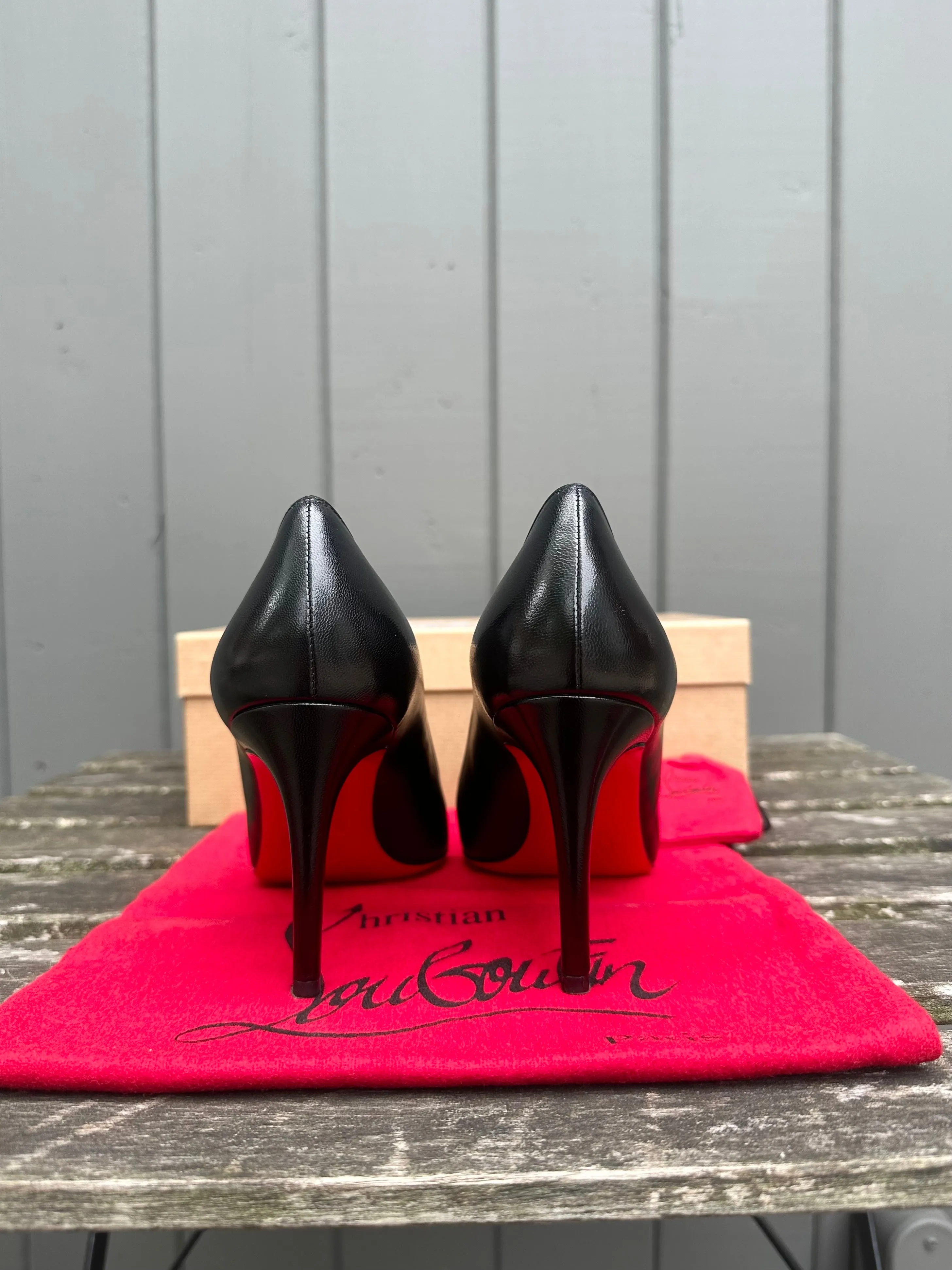 CHRISTIAN LOUBOUTIN Simple 85 Leather Pumps